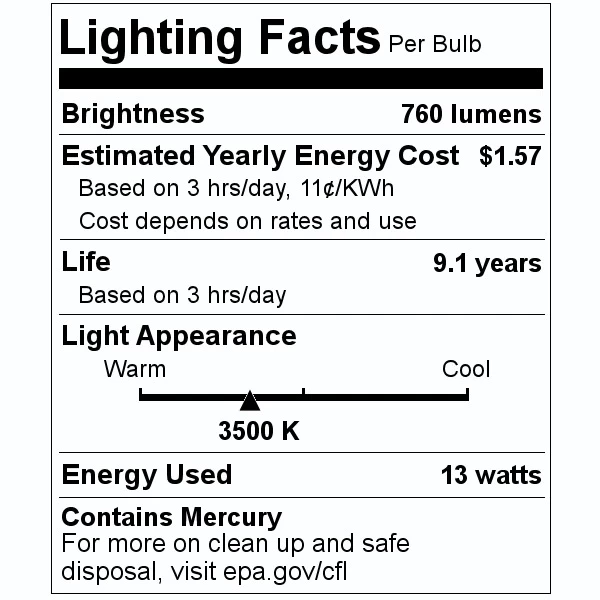 Philips Compact Fluorescent Light Bulb (383125) - Image 4